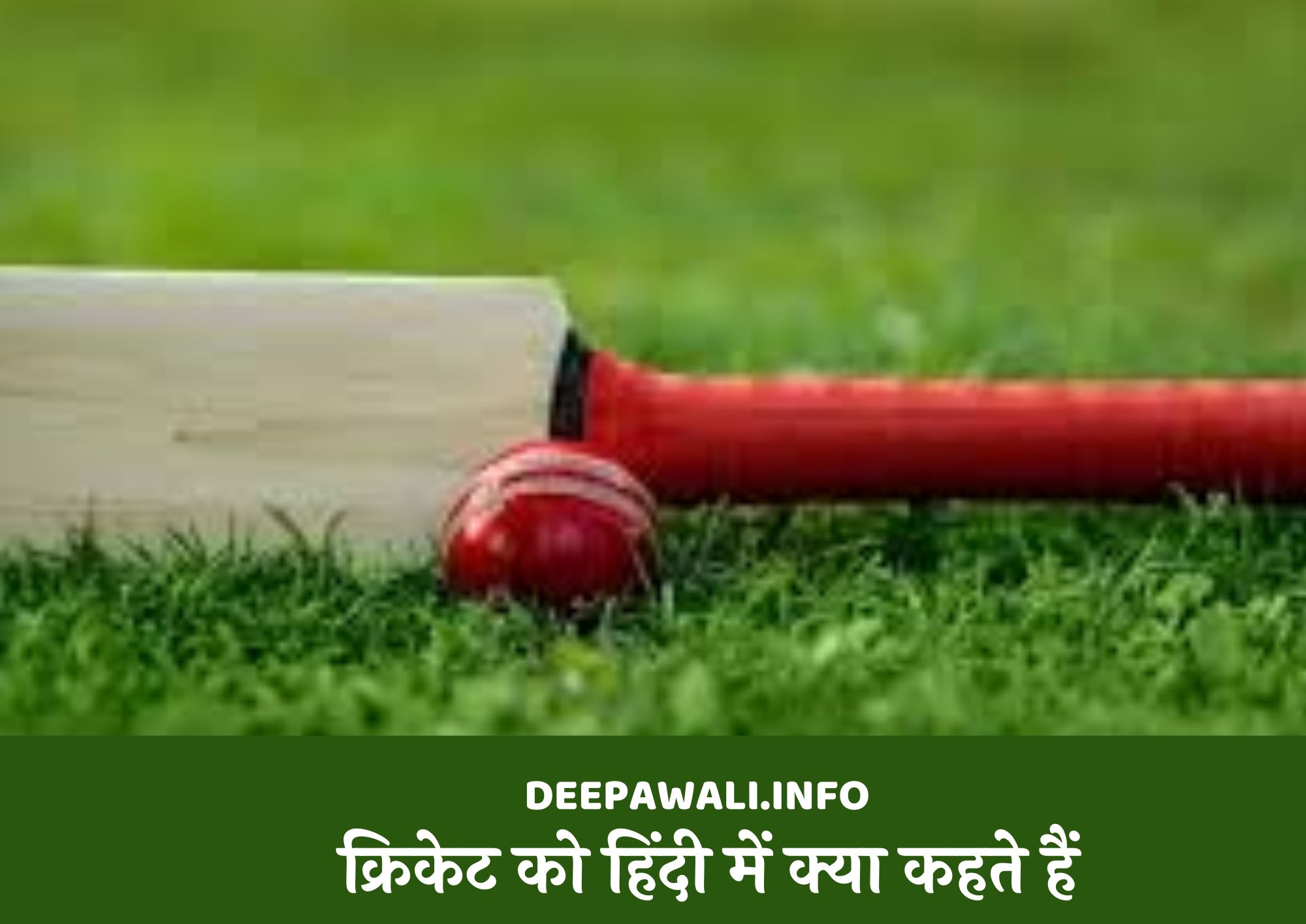 क्रिकेट को हिंदी में क्या कहते हैं (Cricket Ko Hindi Mein Kya Bolate Hain)