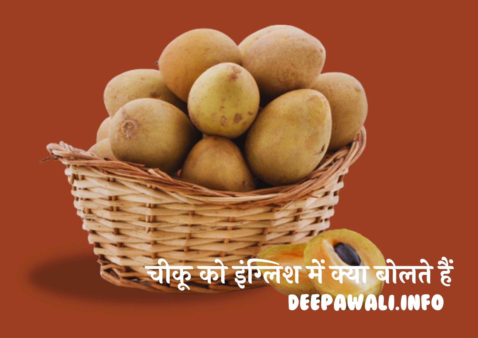 चीकू को इंग्लिश में क्या कहते हैं इन हिंदी (Chiku Ko English Mein Kya Kahate Hain)