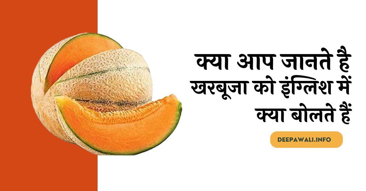 खरबूजा को इंग्लिश में क्या कहते हैं (Kharbuja In English Meaning) Kharbuja Ko English Mein Kya Bolate Hain | Kharbuja Meaning In English Name